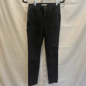 Madewell Denim - 10" High Rise Skinny - Women Size 26 - Black